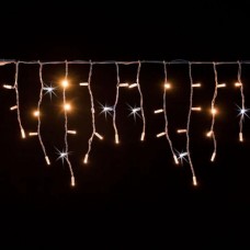 3 Metre Dış Mekan Saçak LED 100 Ledli Günışığı (Beyaz Flaşlı) (70x50x30cm)